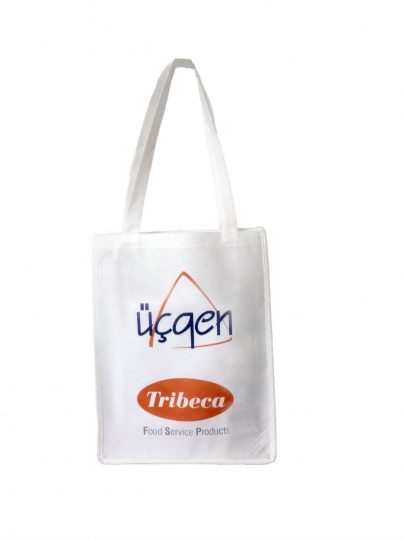 Üçgen Tribeca Baskılı Elyaf Çanta | E-10