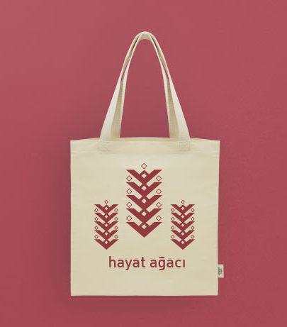 Hayat Ağacı Sembollü Bez Çanta | Sihirli Semboller