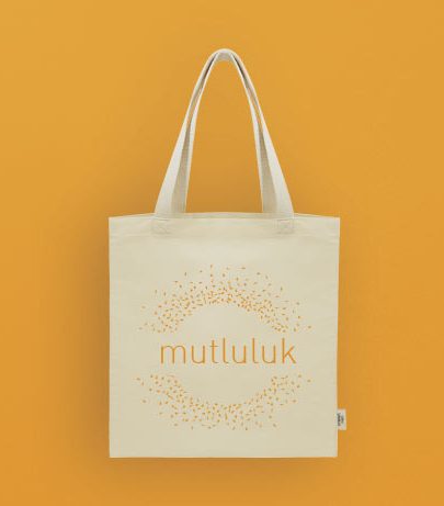 Mutluluk Sembollü Bez Çanta | Sihirli Semboller