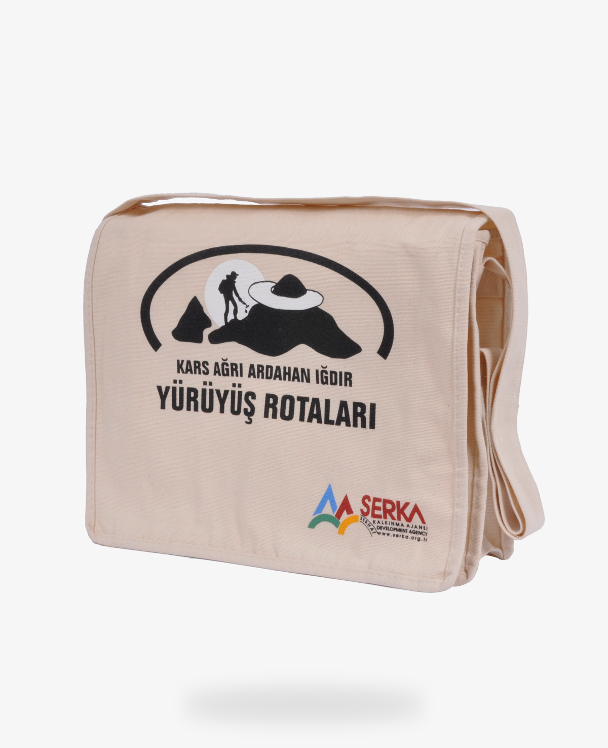 Lacivert Kanvas Postacı Çanta Lacivert Kanvas Postacı Çanta