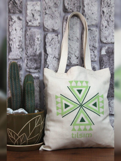Tılsım Sembollü Bez Çanta | Sihirli Semboller