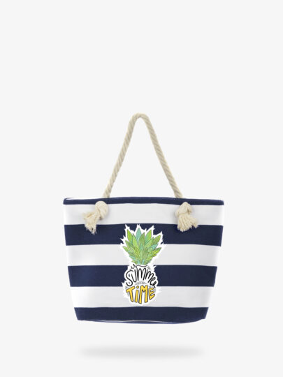 Renkli Kot Kumaş Plaj Çantası