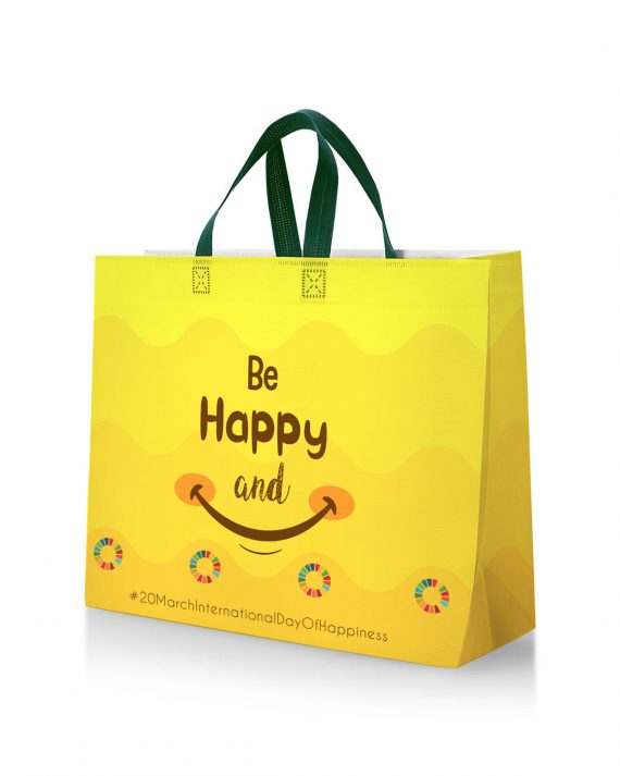 Dünya Mutluluk Günü, SDSN | Ultrasonik Alışveriş Çantası