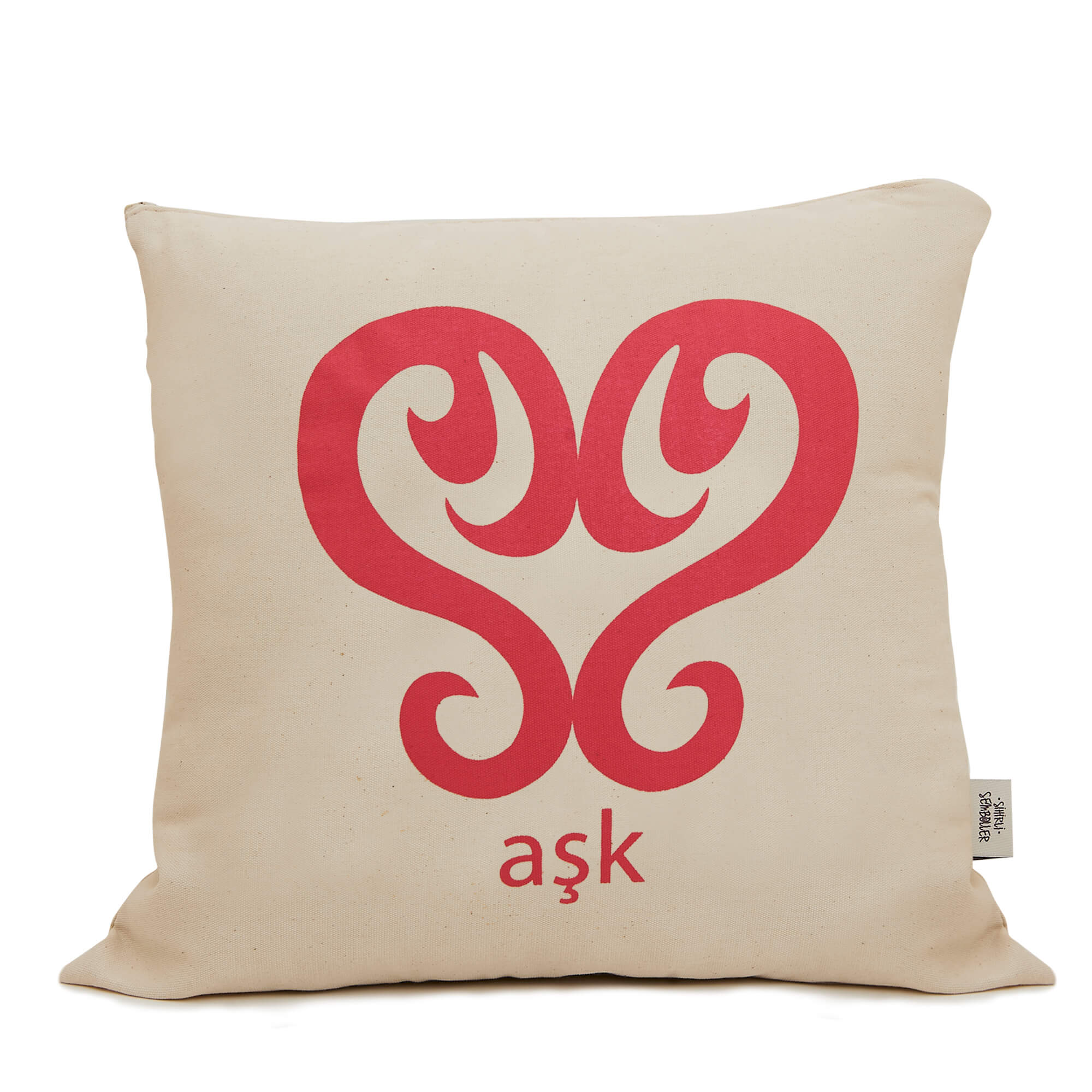 Aşk Sembollü Dekoratif Yastık | Sihirli Semboller Aşk Sembollü Dekoratif Yastık | Sihirli Semboller