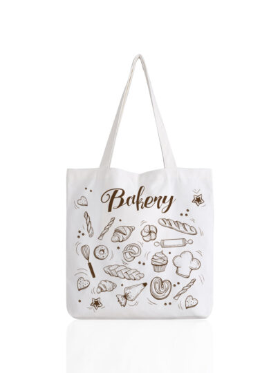 Bakery Baskılı Kanvas Çanta