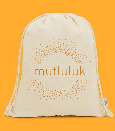 Mutluluk Sembollü Bez Çanta | Sihirli Semboller