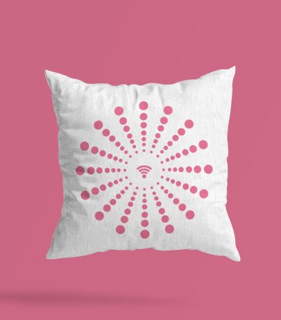 Sevgi Sembollü Dekoratif Yastık | Sihirli Semboller