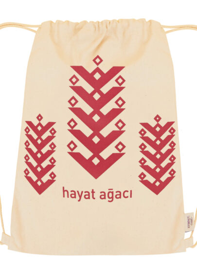 Hayat Ağacı Sembollü İpli Çanta | Sihirli Semboller Hayat Ağacı Sembollü İpli Çanta | Sihirli Semboller